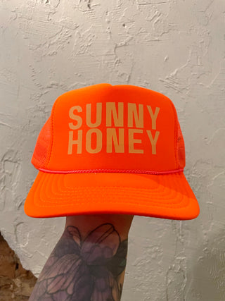 Sunny honey Trucker Hat- orange