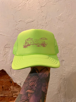 Desert Trucker Hat- green