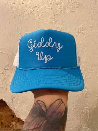 Giddy up Trucker Hat- blue