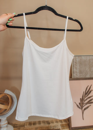 Clear Thoughts Basic Tank- White