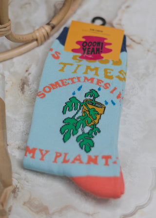 I Wet My Plants Sock