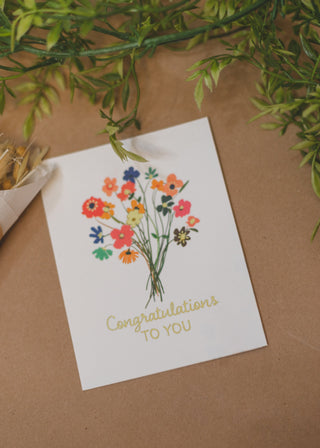 Congratulations to You Greeting Card