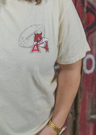 Vertical Football Graphic Tee