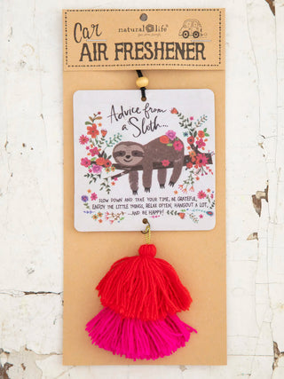 Air Freshener- Advice from A Sloth