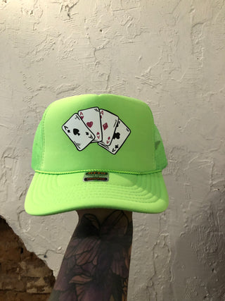 Aces Trucker Hat-green