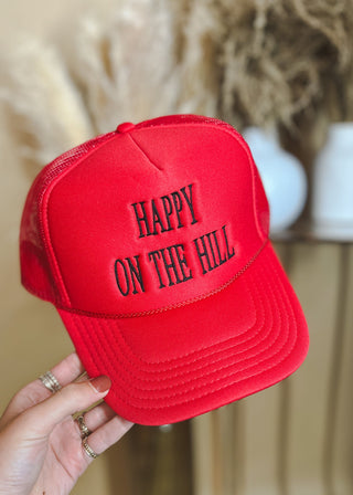 Happy on the Hill Trucker Hat