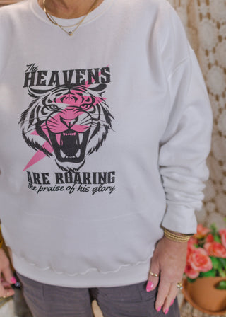 Heavens are Roaring Graphic Sweatshirt