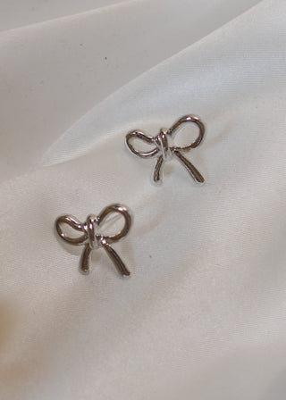 Bailey Bow Studs- Silver