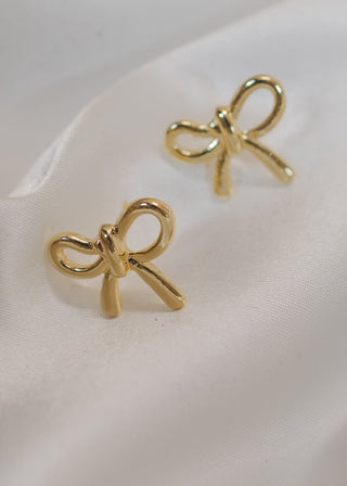 Bailey Bow Studs- Gold