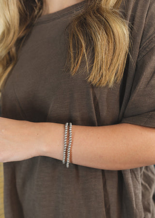 Kylie Bracelet Set- Small Silver