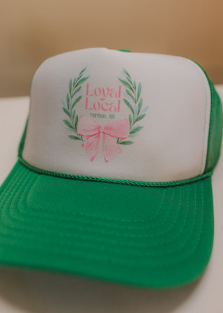 Loyal Local Trucker Hat- Green