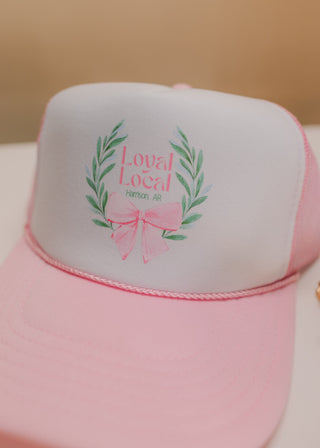 Loyal Local Trucker Hat- Pink