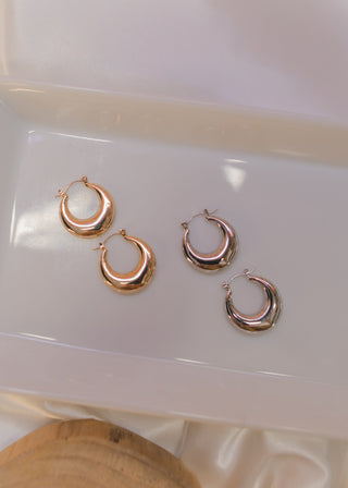 Rosie Hoop Earrings-Gold