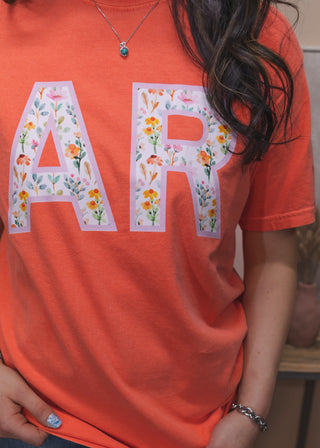 AR Floral Graphic Tee