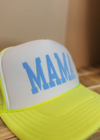 MAMA Trucker Hat- Lime