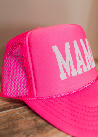 MAMA Trucker Hat-Pink