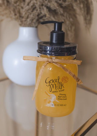Goat Milk Hand Soap- Honey Apricot