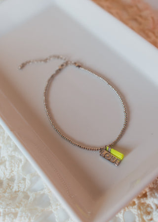 Cora Love Anklet-Yellow