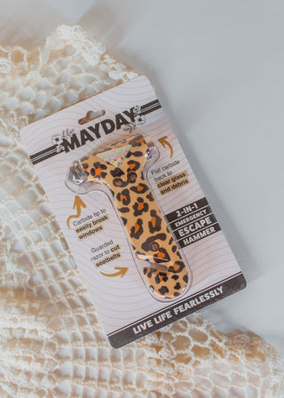 Mayday 2-in-1 Emergency Escape Hammer- Leopard