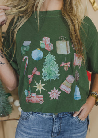 Christmas Collage Graphic Tee