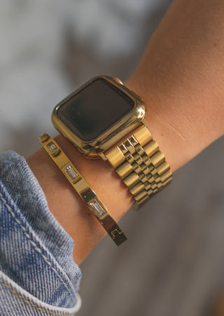 Metal Apple Watch Band-Gold 38