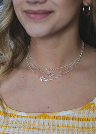Emily Necklace-Silver