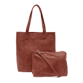 Charlie North/South Tote- Terracotta