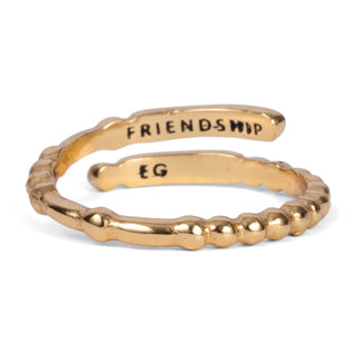 Morse Code Friendship Ring