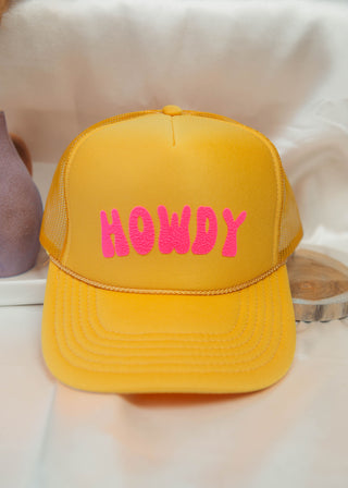 Pink Howdy Trucker Hat