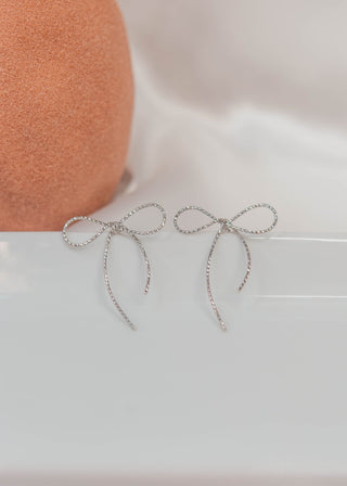 Tie The Chain Earring- Silver