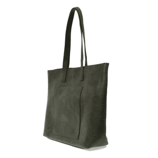 Jess Oversized Carryall Tote- Dark Jade