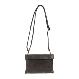 Kiara Foldover Convertible Crossbody Bag- Espresso Bean