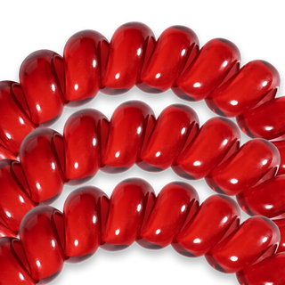 TELETIES- Large Hair Coil- Scarlet Red