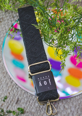 All About You Guitar Strap- Black Geo