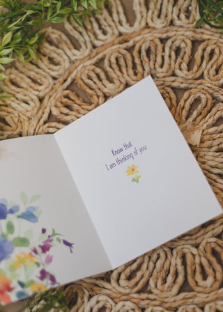 Caring Thoughts Greeting Card