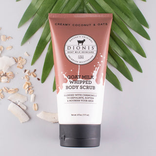 Dionis 6 oz. Body Scrub- Creamy Coconut & Oats